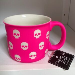 - 💖☠️Pink Halloween Mug - Hot Pink